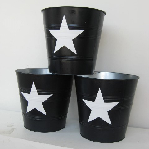 BUCKET, Black & White Star